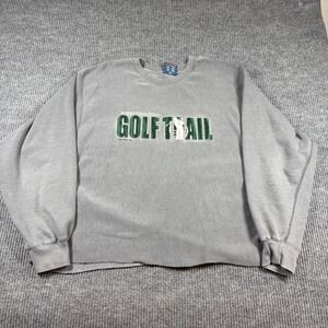 MV Sport Pro-Weave Robert Trent Jones Golf Trail Sweatshirt Mens XXL Gray Crop